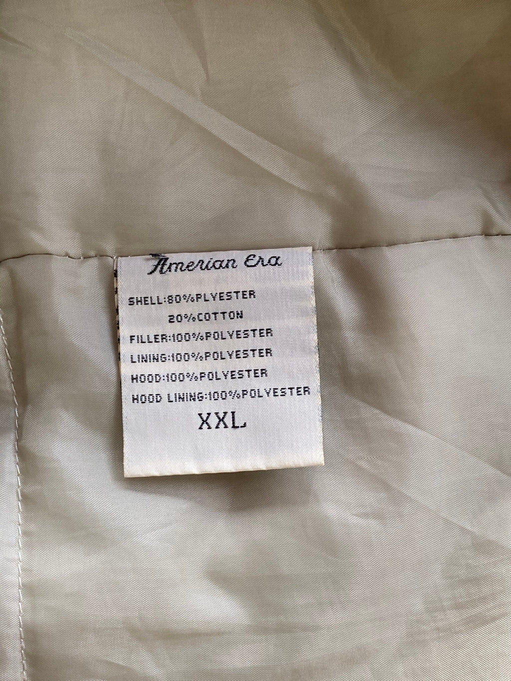 American Era Stone Hooded Utility Jacket — care