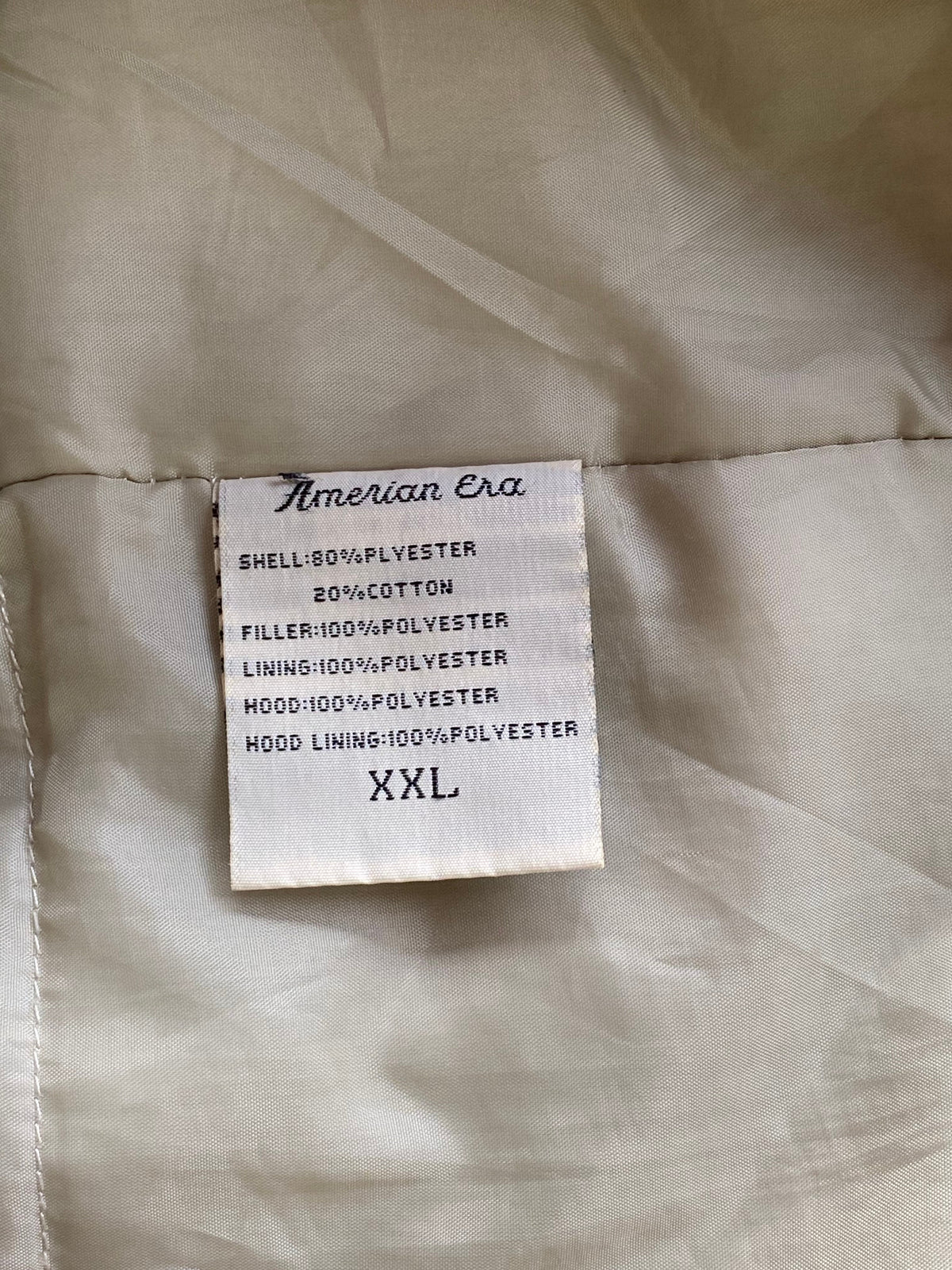 American Era Stone Hooded Utility Jacket — care