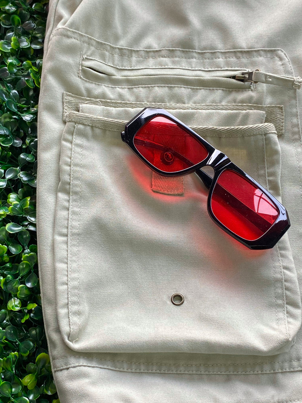 American Era Stone Hooded Utility Jacket — detail