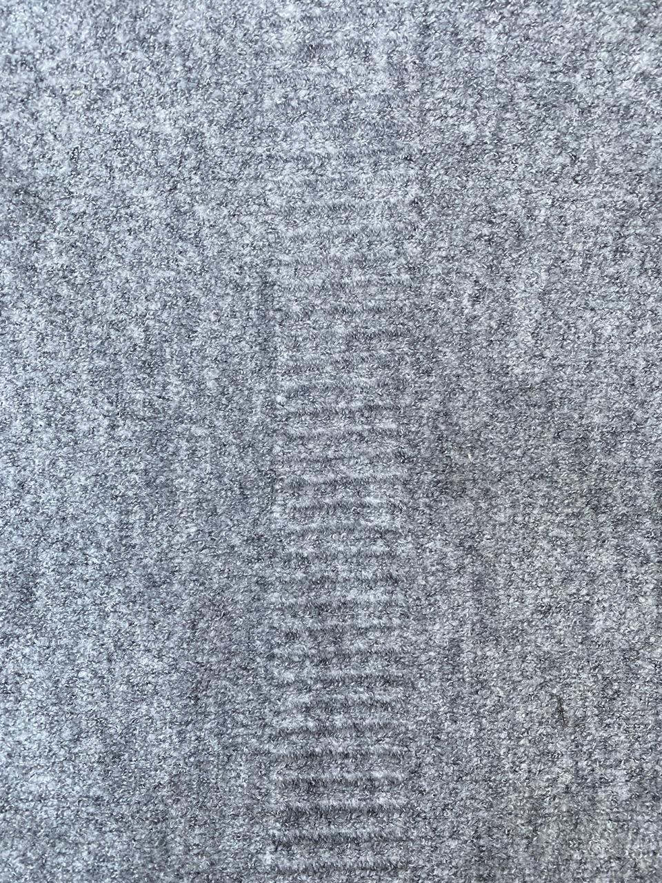 David Jones Grey Open-Front Knit Cardigan