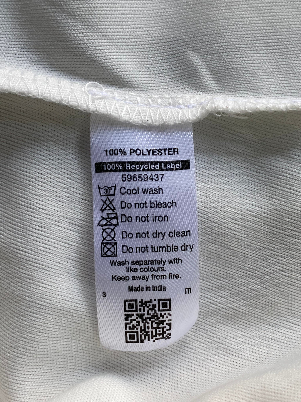 Y&G Foschini Ivory Puff-Sleeve Tiered Mini Dress — care