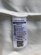 Y&G Foschini Ivory Puff-Sleeve Tiered Mini Dress — care