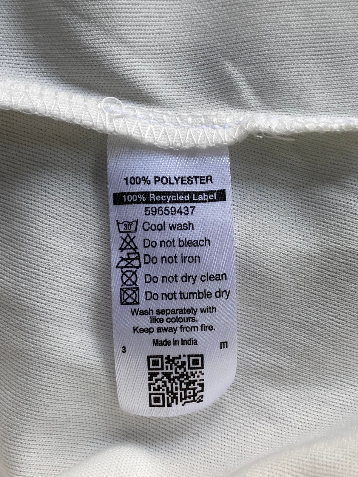 Y&G Foschini Ivory Puff-Sleeve Tiered Mini Dress — care