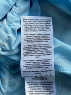 JDY Pale Blue Floral Layered Mini Dress — care
