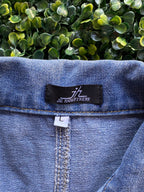 Jie Hang Finery Blue Denim Shirt Dress — brand