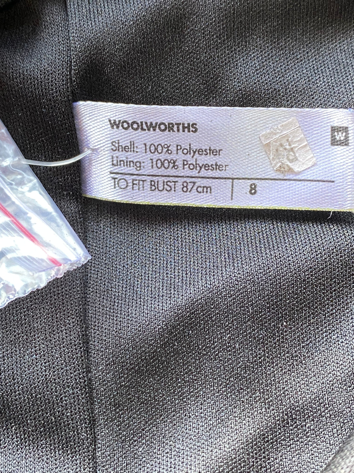 Woolworths Black Beaded Diamond Romper — care