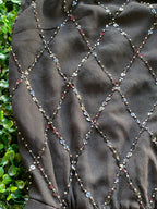 Woolworths Black Beaded Diamond Romper — detail