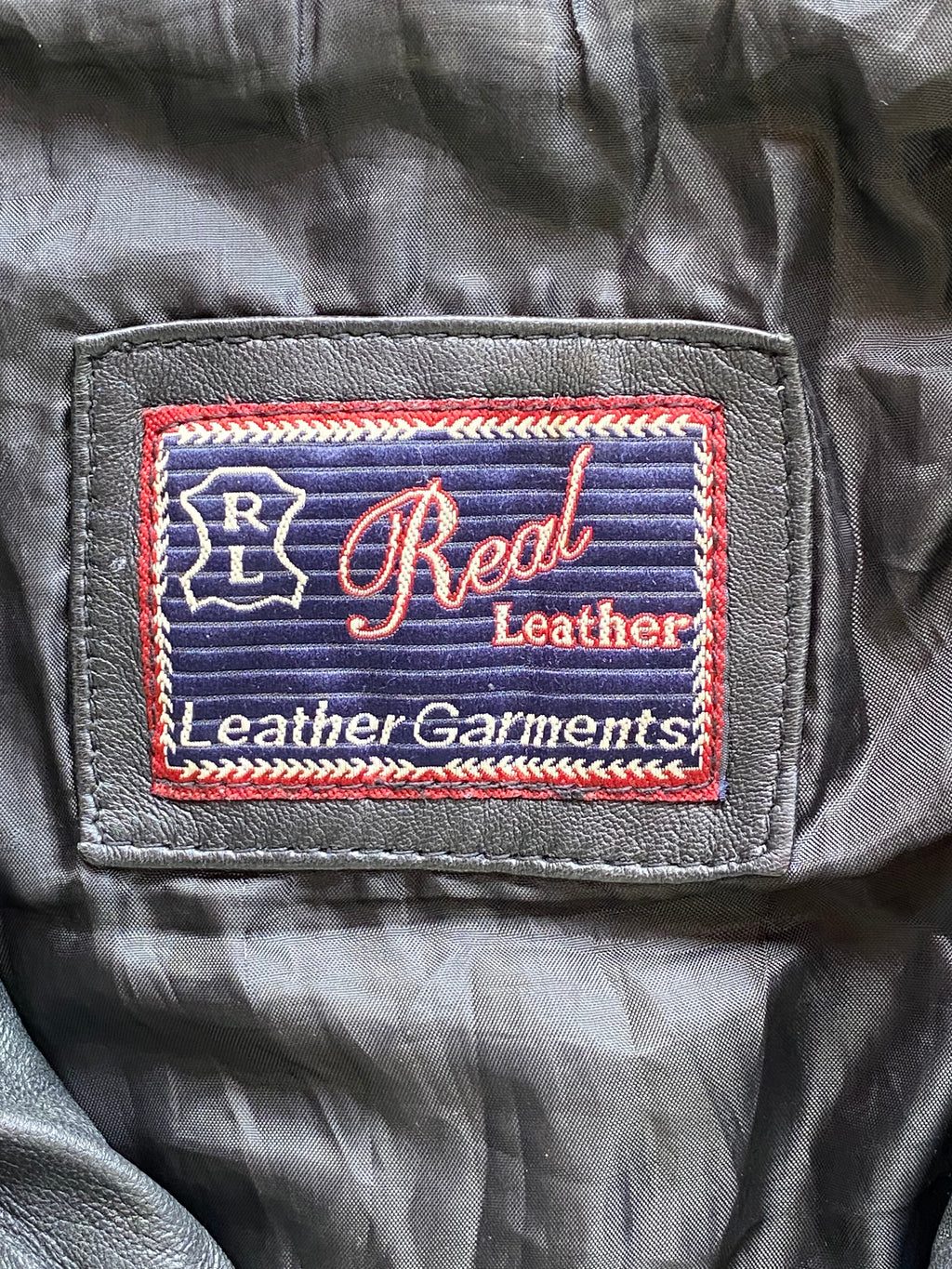 Real Leather Garments Black Longline Leather Coat — brand