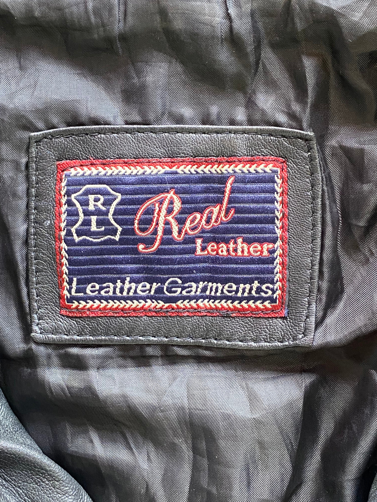 Real Leather Garments Black Longline Leather Coat — brand