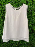 Studio.W Ivory Tie-Back Sleeveless Blouse