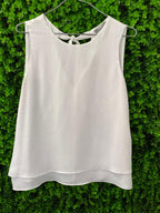 Studio.W Ivory Tie-Back Sleeveless Blouse
