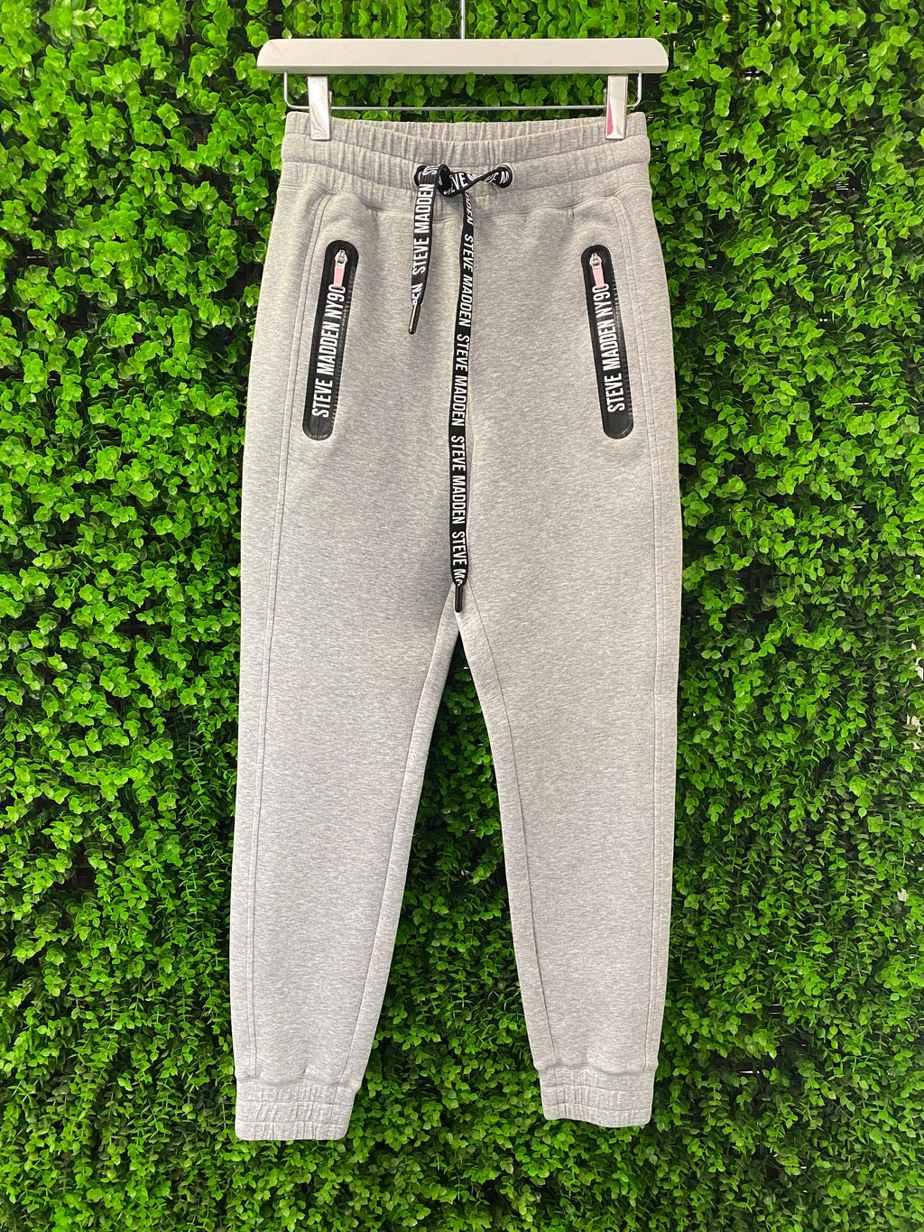Steve Madden Grey Logo Joggers