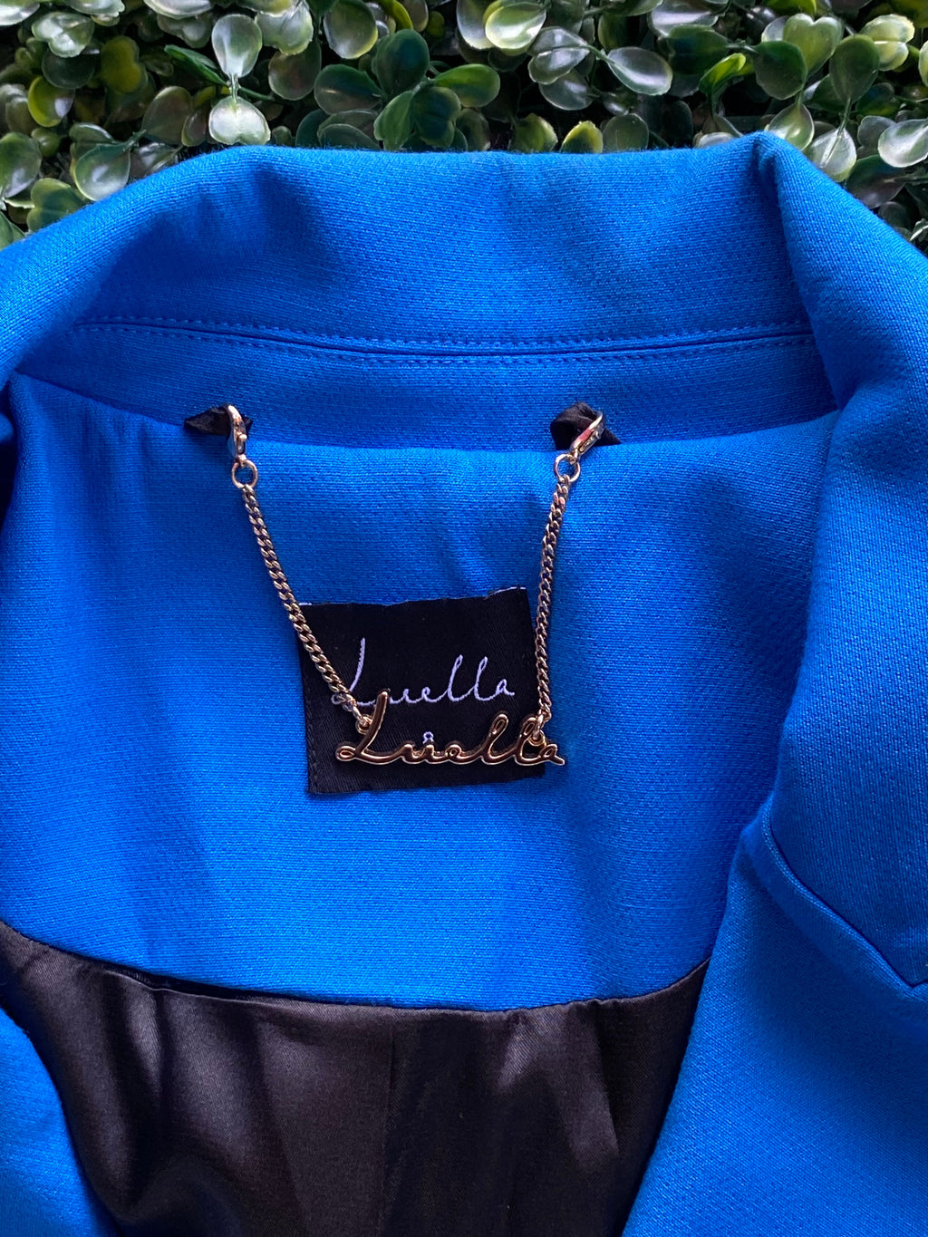 Luella Liella Cobalt Blue Longline Blazer — brand