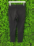 Zara Basic Black Eyelet Waist Pants