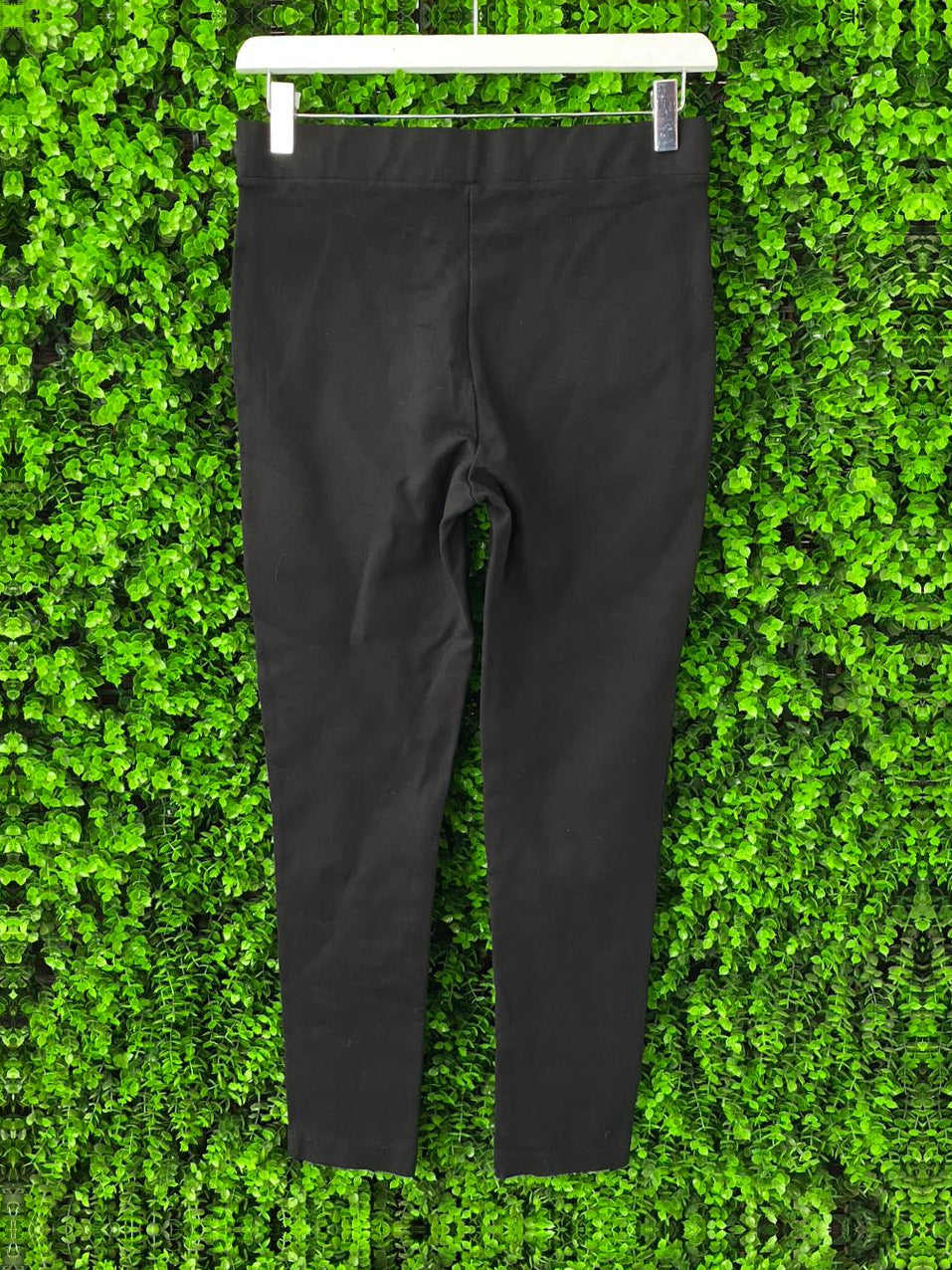 Zara Basic Black Eyelet Waist Pants