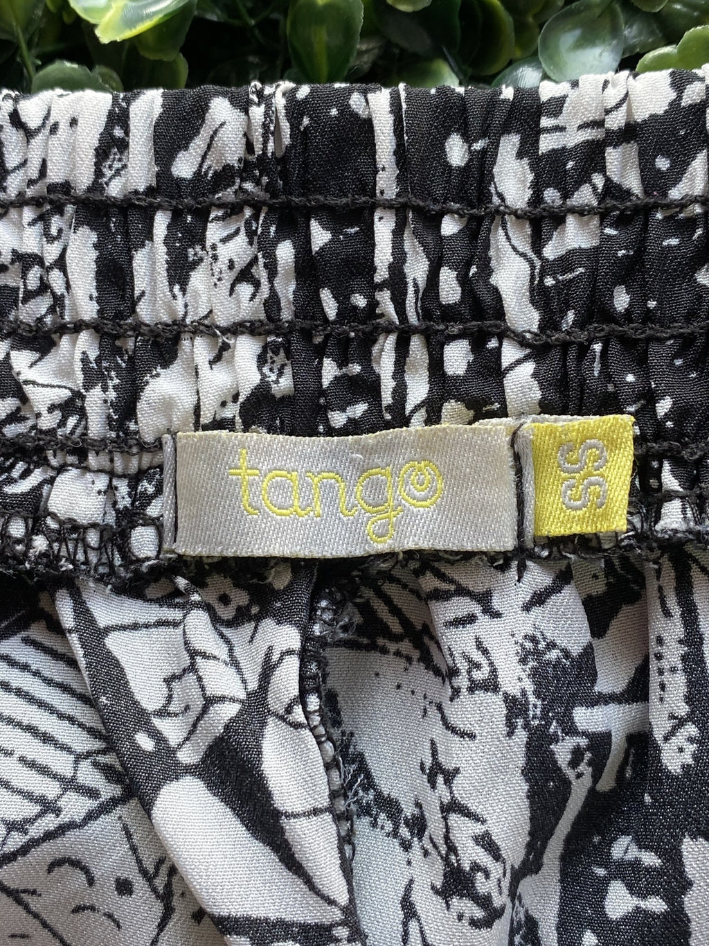 Tango Black & Cream Tribal Print Pants — brand