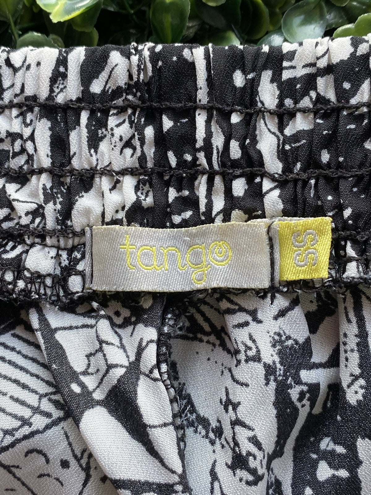 Tango Black & Cream Tribal Print Pants — brand