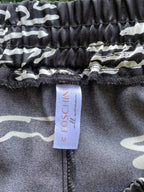 Foschini Black Abstract Print Wide-Leg Pants — brand