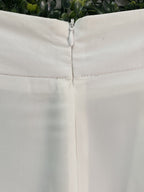 New Feeling Ivory Flowing Wide-Leg Pants — detail