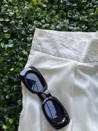 New Feeling Ivory Flowing Wide-Leg Pants — detail
