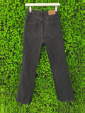 Zara Washed Black Stretch Straight-Leg Jeans