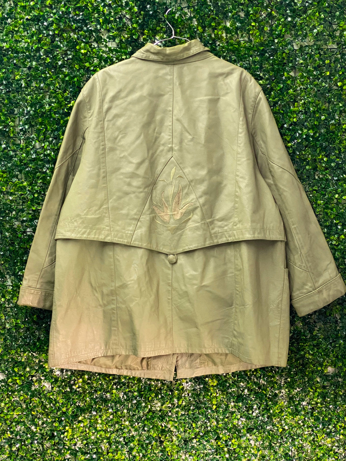 Stone Embroidered Lightweight Coat — back
