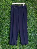Pierre Cardin Navy Tailored Trousers — front