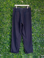 Pierre Cardin Navy Tailored Trousers — back
