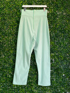 ALMONDANT Mint Tailored Trousers — back