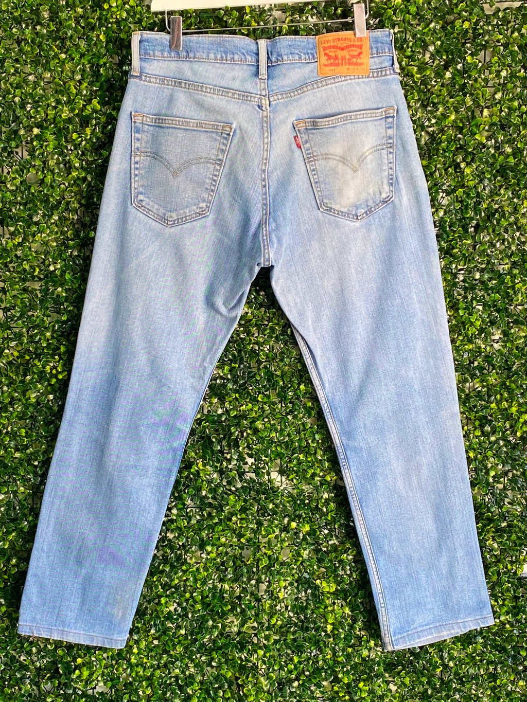 Levi's 544 Light-Wash Jeans — back