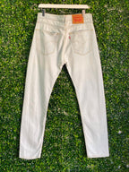 Levi's 510 Off-White Skinny Jeans — back