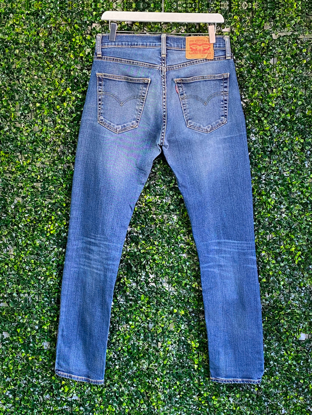 Levi's 511 Mid-Wash Slim Jeans — back