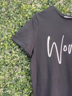 Sassy Chic Black Woman Graphic T-Shirt — detail