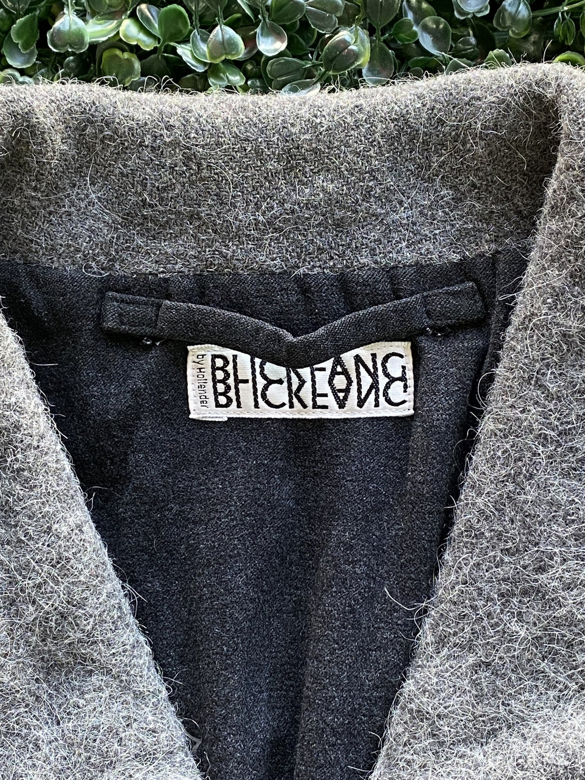 Blickfang Grey Textured Zip Cardigan Jacket — brand