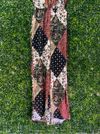 LEGIT Patchwork Paisley Wide-Leg Jumpsuit — detail