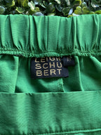 Leigh Schubert Emerald Green Tapered Trousers — brand