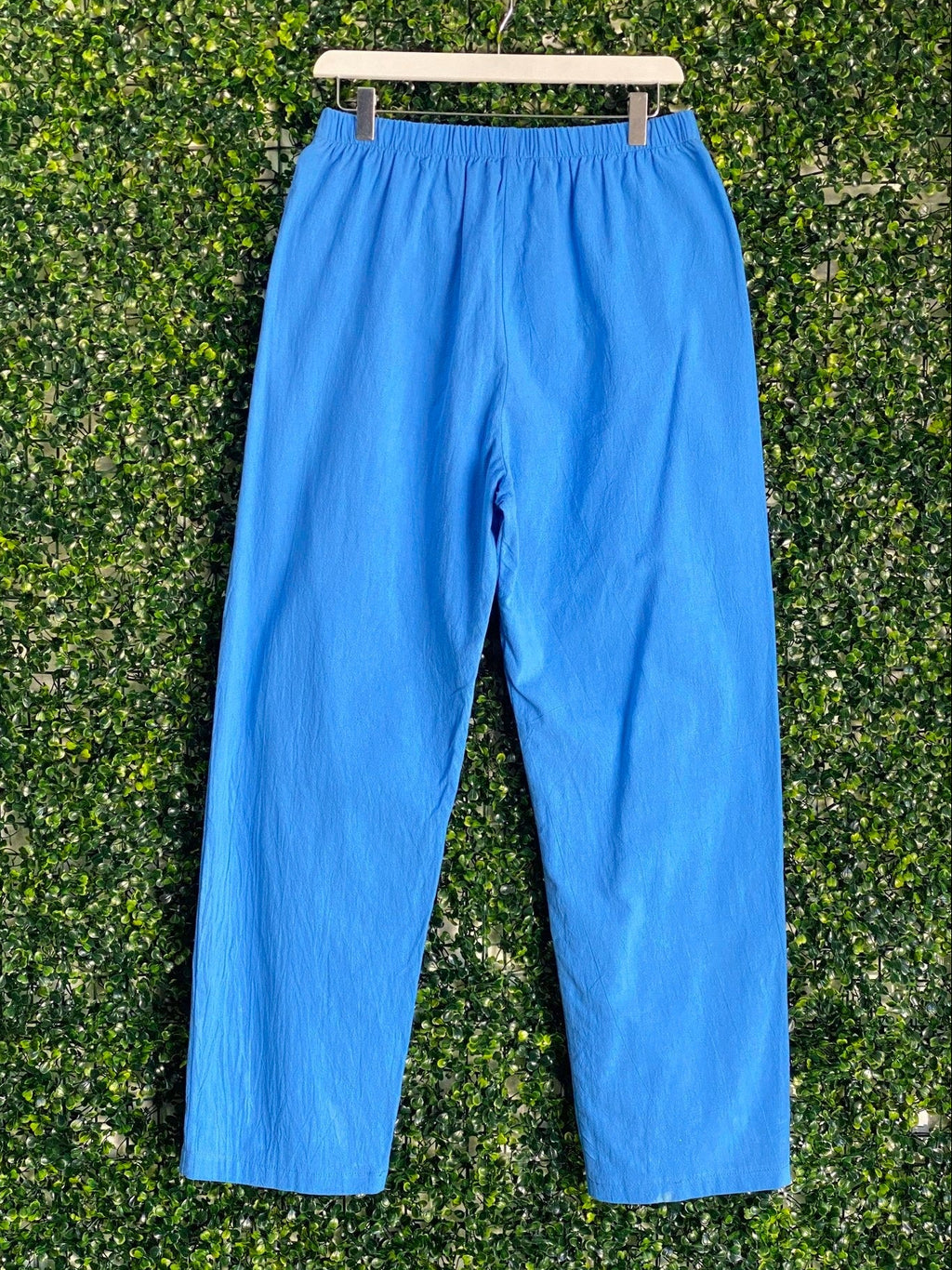Superbalist Cobalt Blue Cotton Drawstring Pants — back