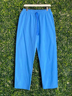 Superbalist Cobalt Blue Cotton Drawstring Pants — front