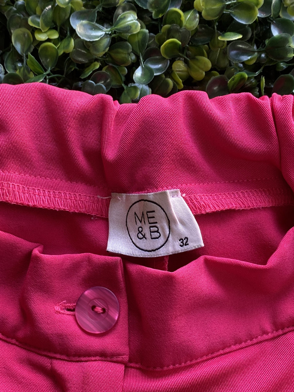ME&B Fuchsia Straight-Leg Trousers — brand