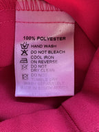 ME&B Fuchsia Straight-Leg Trousers — care