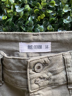 RE:DENIM Khaki Utility Straight-Leg Pants — brand