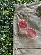 RE:DENIM Khaki Utility Straight-Leg Pants — detail