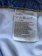 H&M Light-Wash Distressed Straight-Leg Jeans — care