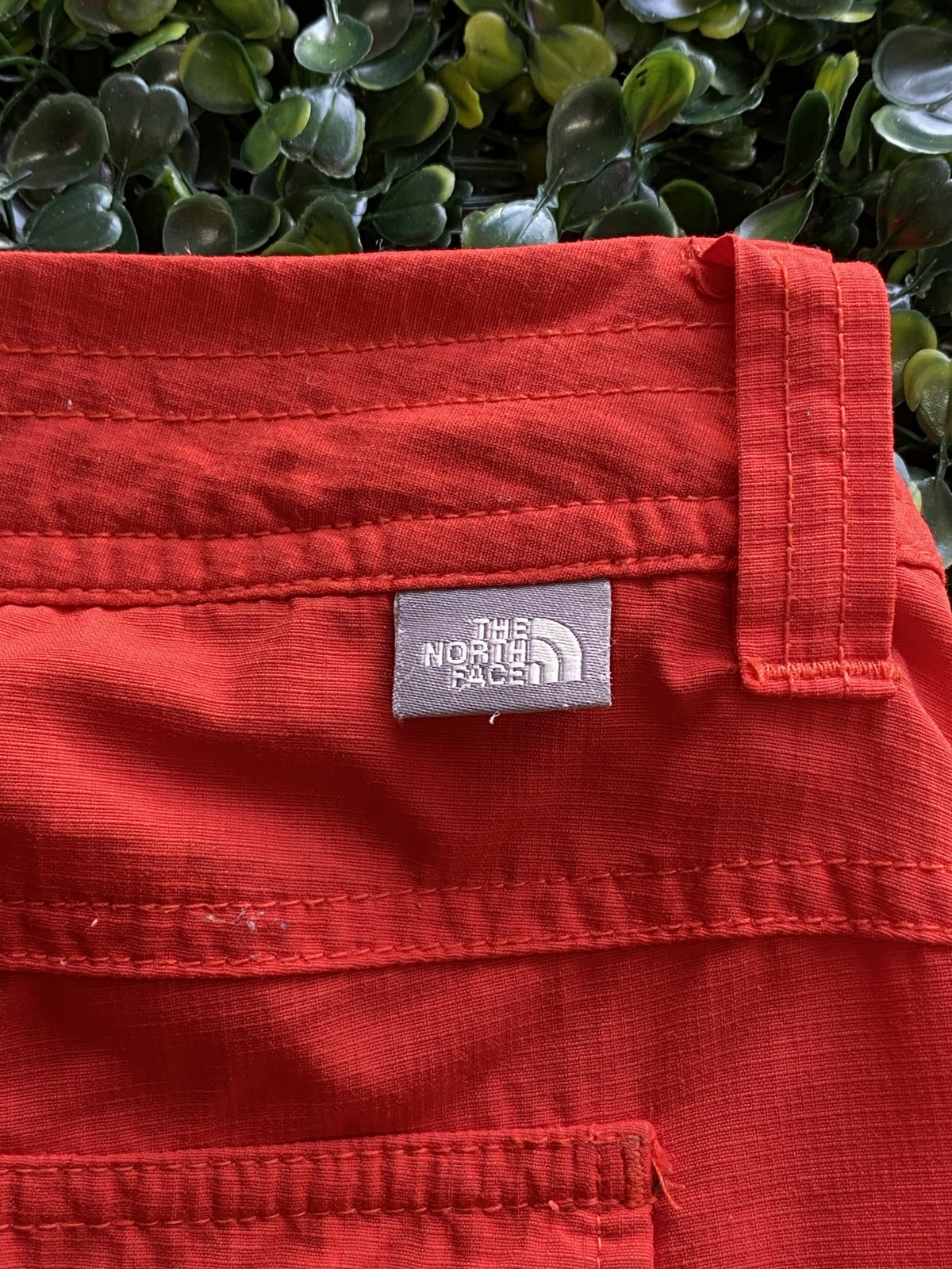 The North Face Burnt Orange Nylon Utility Shorts — brand