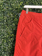 The North Face Burnt Orange Nylon Utility Shorts — detail