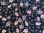 Black Floral Puff Sleeve Dress