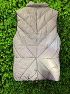 Esprit Grey Quilted Puffer Gilet / Sleeveless Jacket