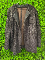 Marc Cain Dark Faux Fur Jacket