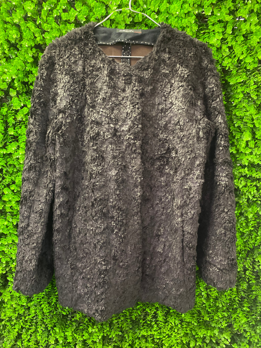 Marc Cain Dark Faux Fur Jacket