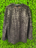 Marc Cain Dark Faux Fur Jacket